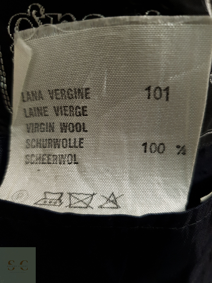 Veston Gregory 100% lana virgen Talla SM 7