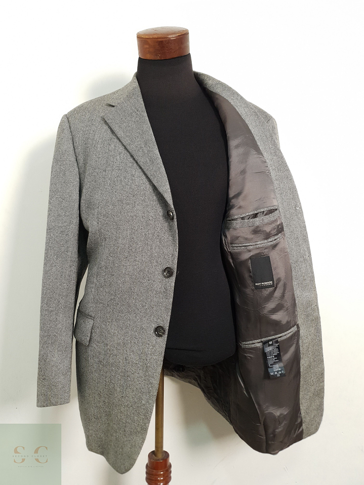 Veston Roy Robson Lana espiga Talla XXL 7