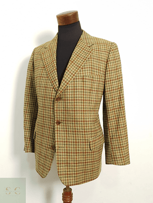 Veston Braun Hamburg (Cloth by Zegna) Wool & Cashmere Talla M