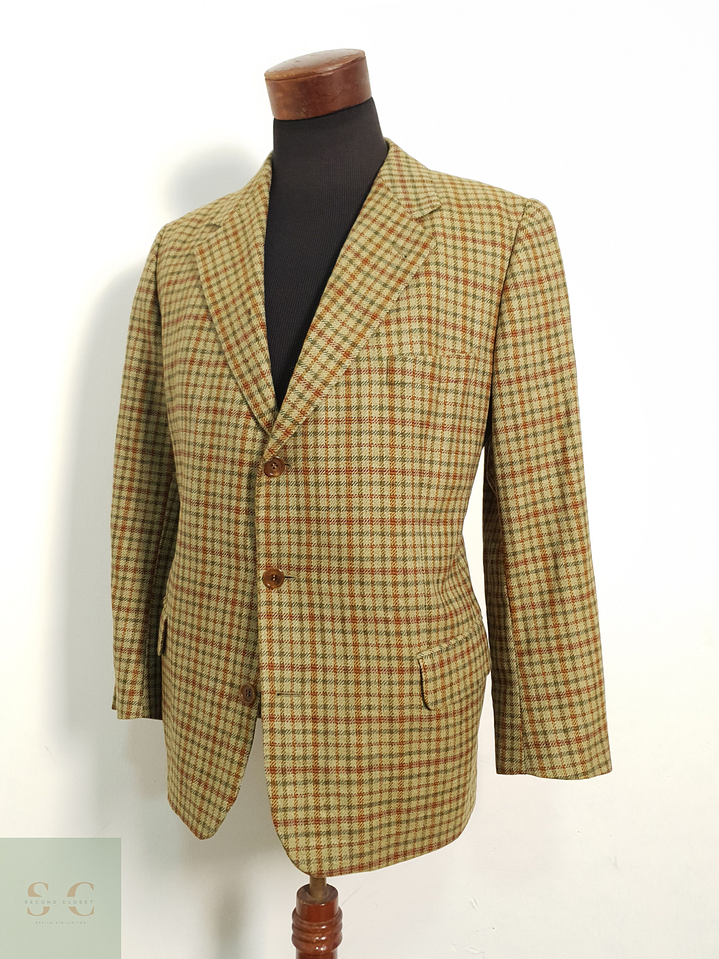 Veston Braun Hamburg (Cloth by Zegna) Wool & Cashmere Talla M 1