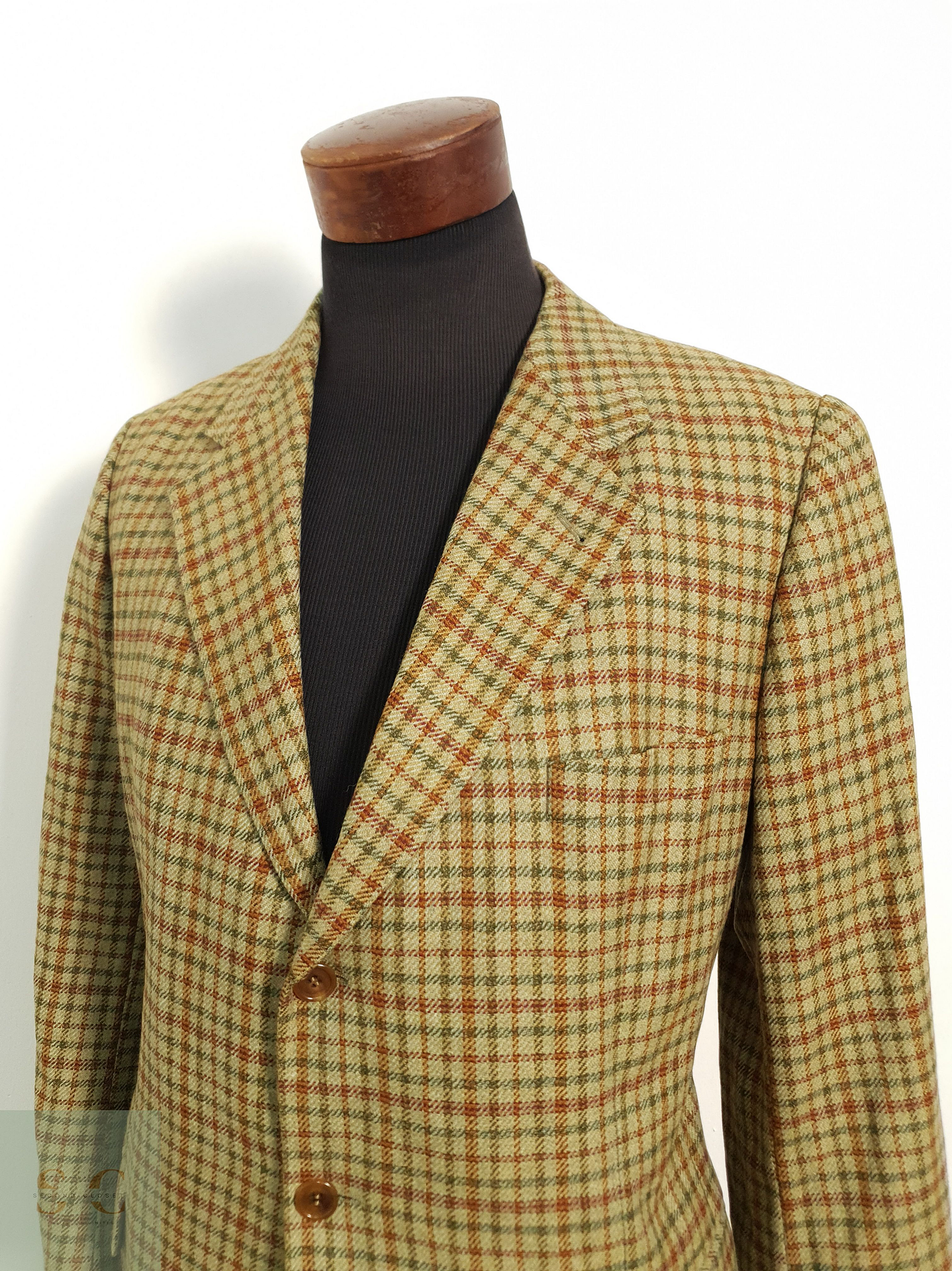 Veston Braun Hamburg (Cloth by Zegna) Wool & Cashmere Talla M 3