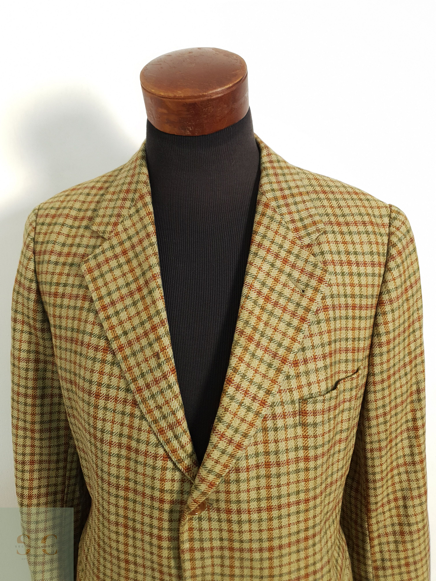Veston Braun Hamburg (Cloth by Zegna) Wool & Cashmere Talla M 4