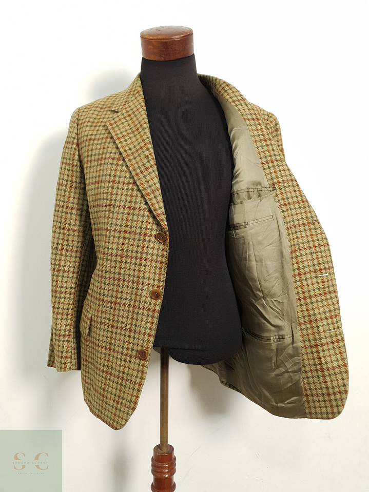 Veston Braun Hamburg (Cloth by Zegna) Wool & Cashmere Talla M 7