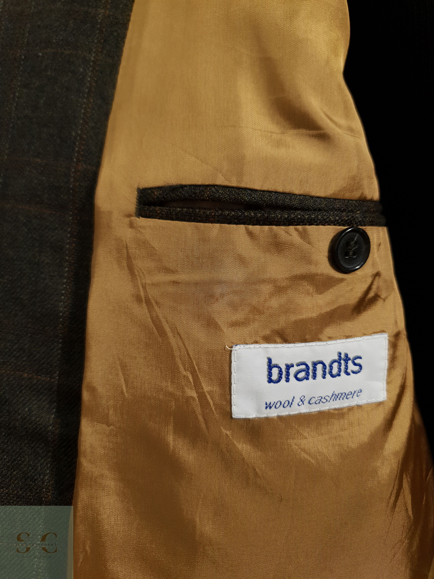 Veston Brandts 95% lana / 5% cashmere Talla LXL 8