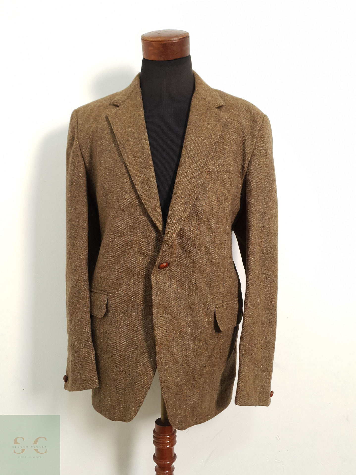 Veston — (Made in Britain) Pure New Wool Talla XL 1