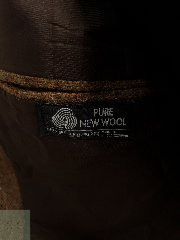 Veston — (Made in Britain) Pure New Wool Talla XL 4