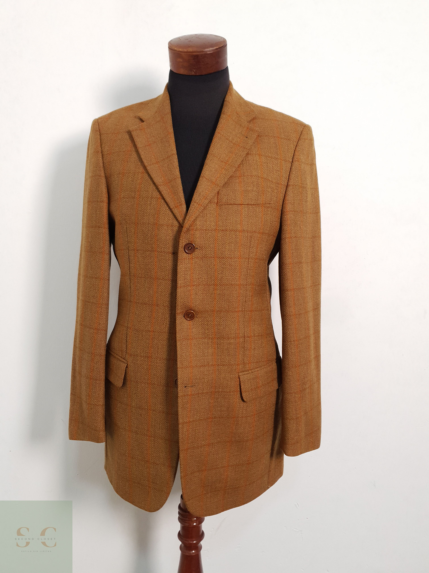 Veston Linus 100% lana virgen Talla M 3