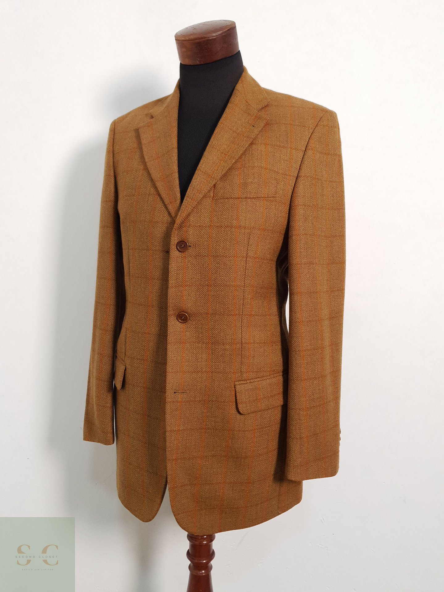 Veston Linus 100% lana virgen Talla M 1