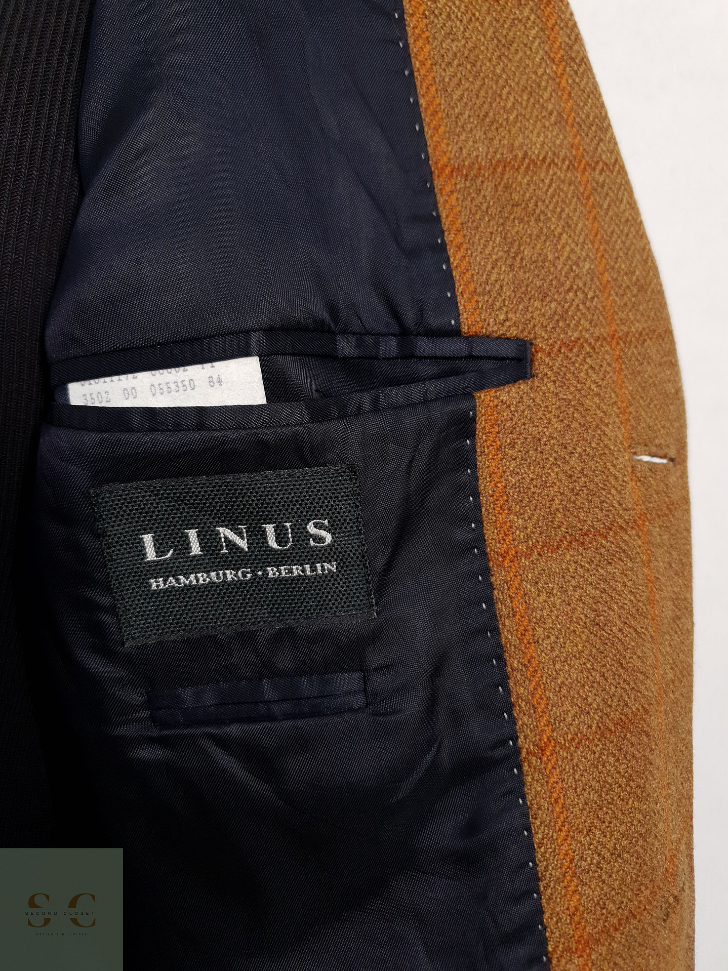 Veston Linus 100% lana virgen Talla M 9