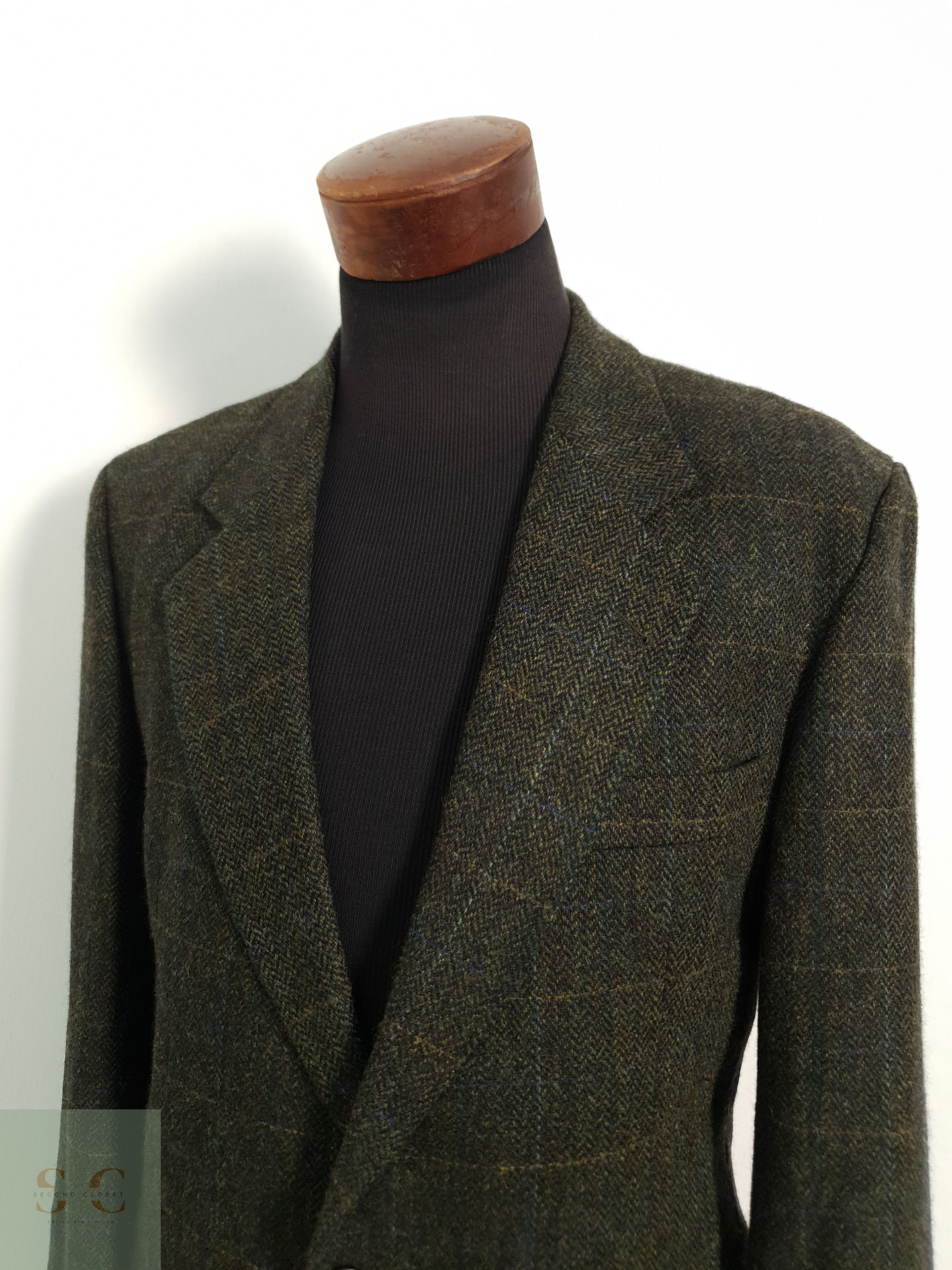 Veston Roy Robson 100% lana virgen espiga verde Talla L 6