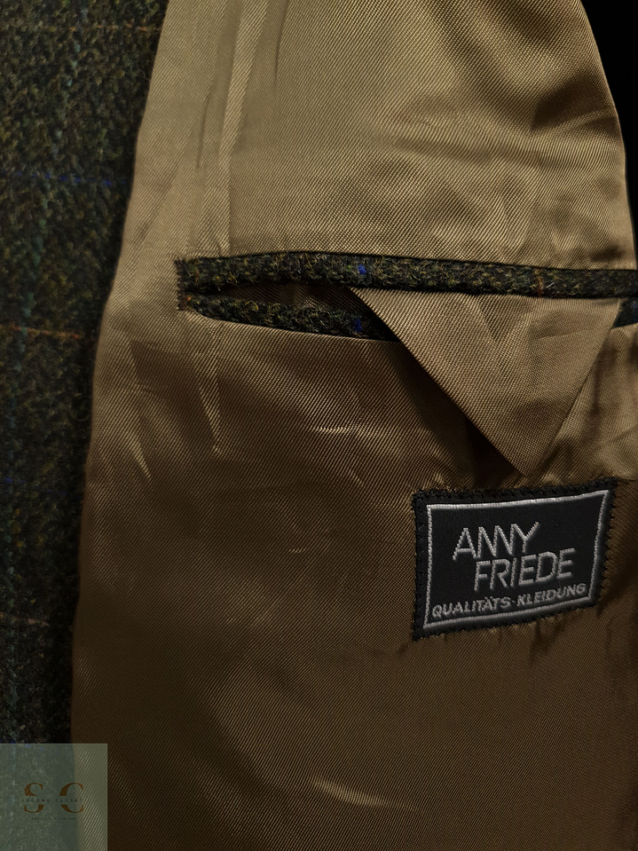 Veston Roy Robson 100% lana virgen espiga verde Talla L 8