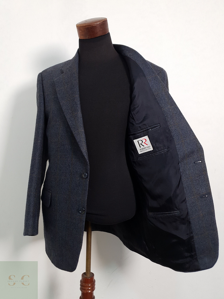 Veston Robert Red 100% lana virgen Talla L 2