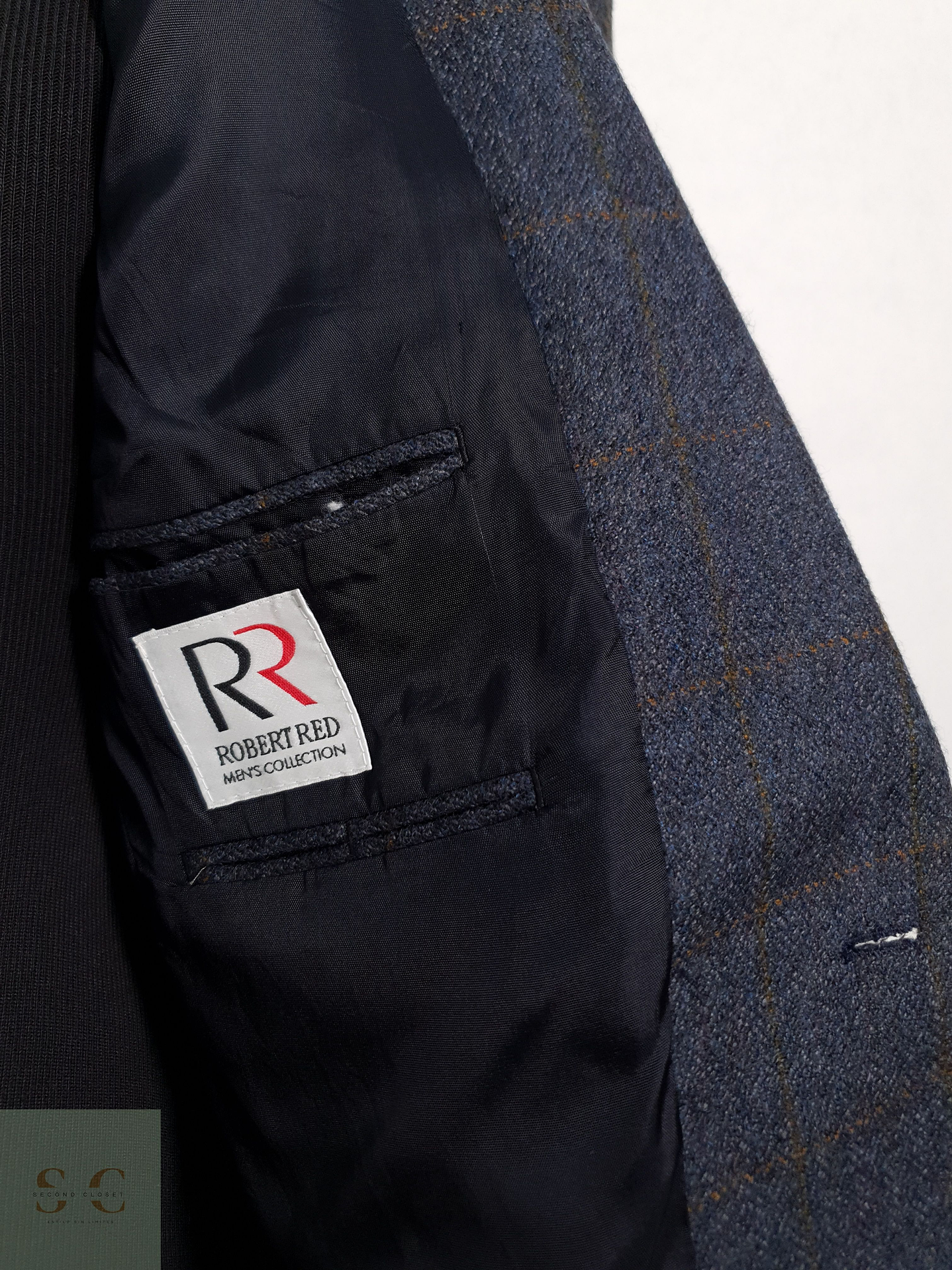 Veston Robert Red 100% lana virgen Talla L 5