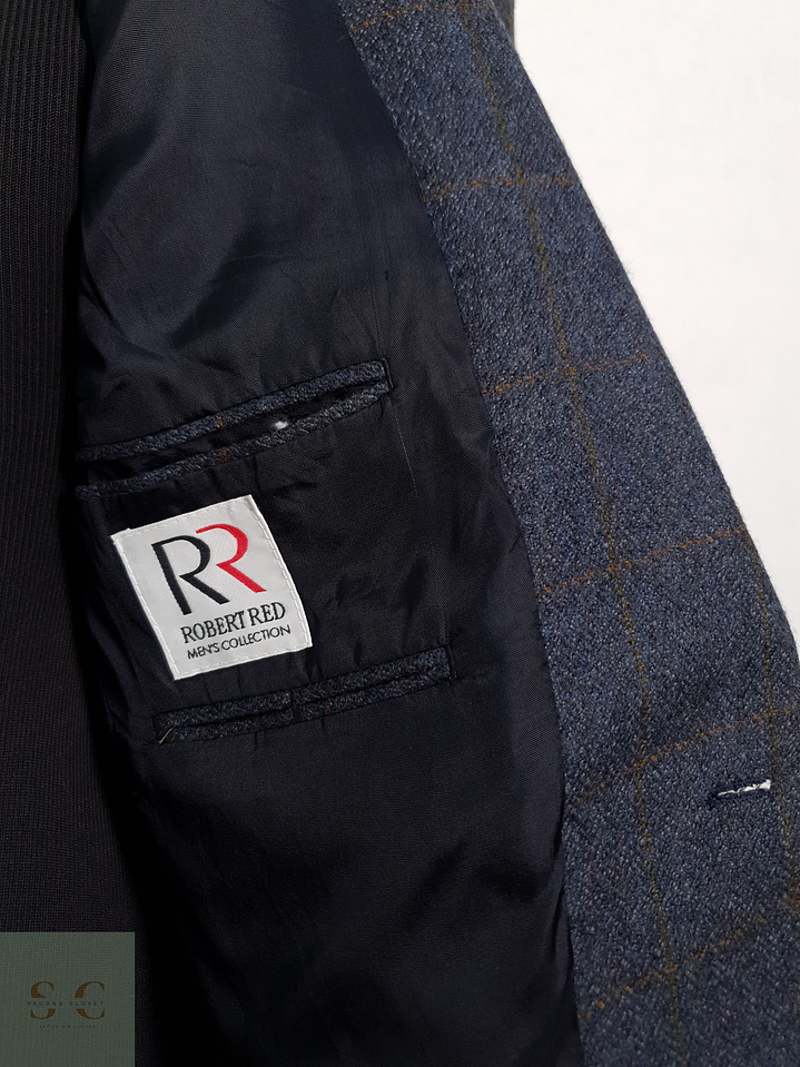 Veston Robert Red 100% lana virgen Talla L 5