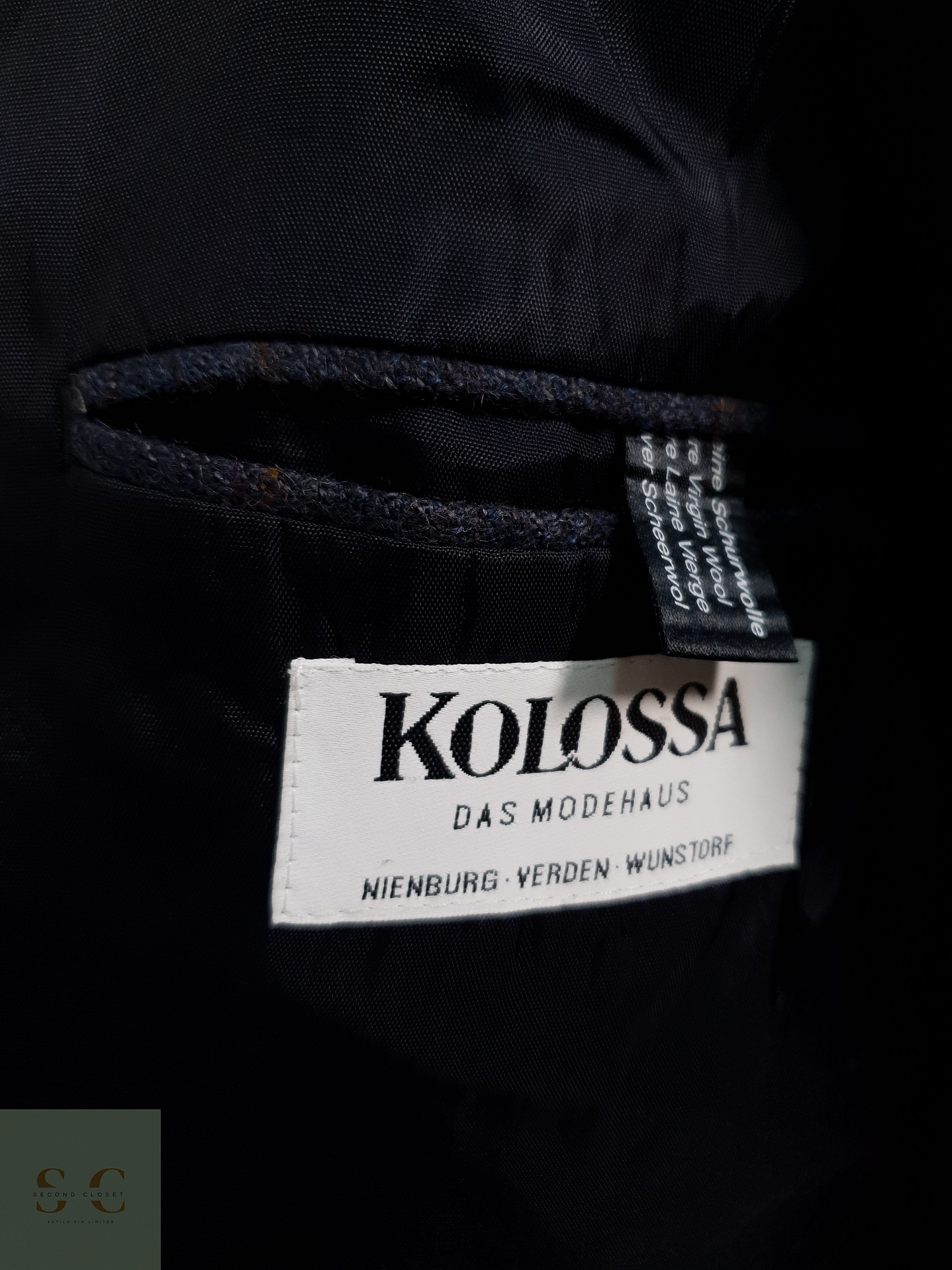 Veston Robert Red 100% lana virgen Talla L 6