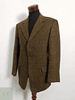 Veston Gilbert 100% lana virgen tweed verde Talla LXL - Miniatura 4