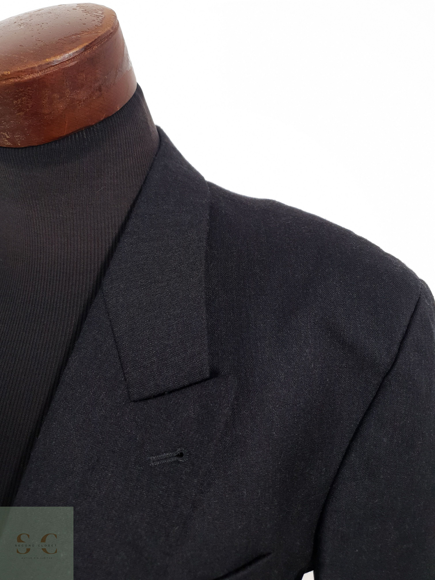 Veston — 100% lana virgen cruzado Talla XL 6