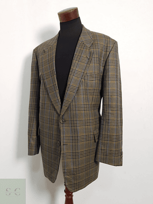 Veston Roy Robson 100% lana virgen pata de gallo Talla XXL