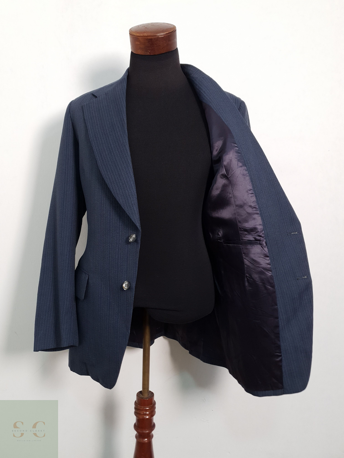 Veston Hardy Amies 100% lana virgen Talla SM 5