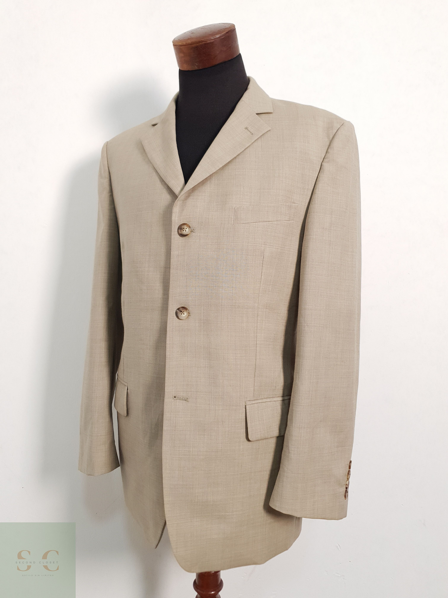 Veston Henry Morell 100% lana virgen Talla L 5