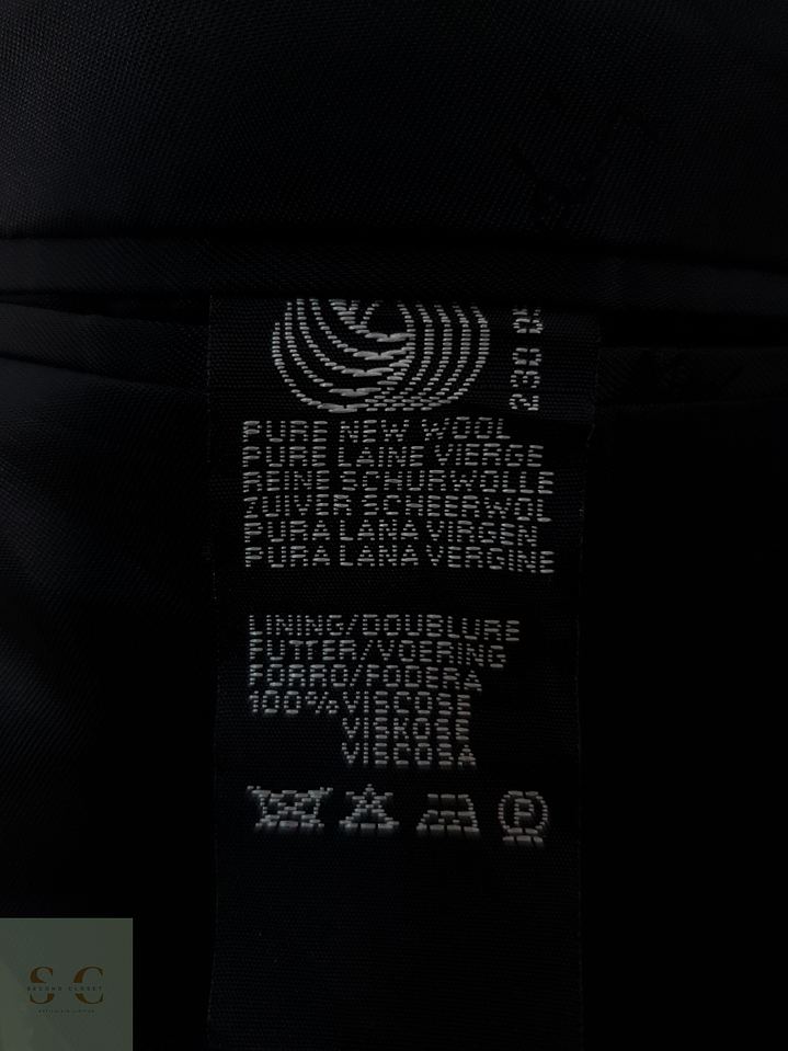 Veston Pierre Cardin 100% lana virgen cruzado Talla LXL 2