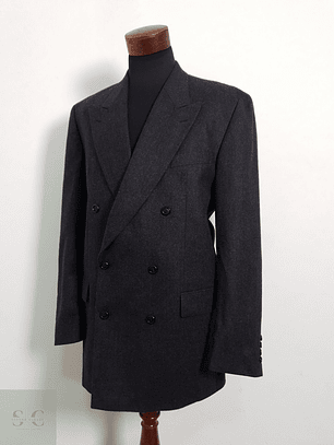 Veston Pierre Cardin 100% lana virgen cruzado Talla LXL