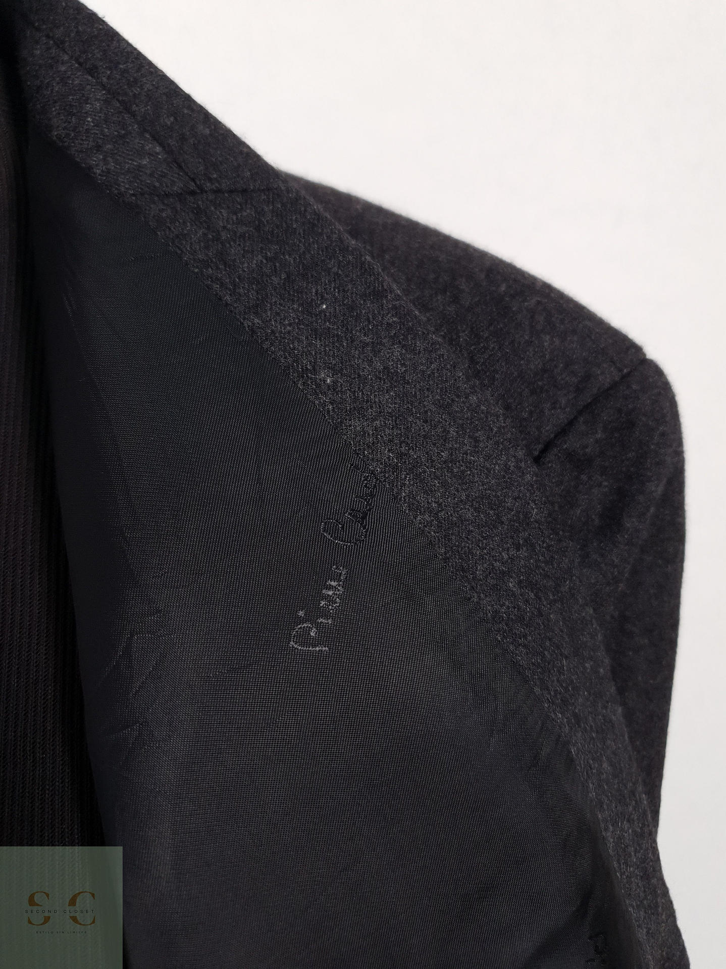 Veston Pierre Cardin 100% lana virgen cruzado Talla LXL 6