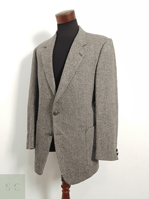 Veston — 100% lana virgen espiga grueso Talla LXL