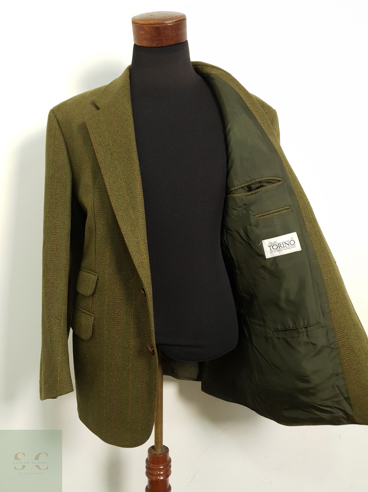 Veston Atelier Torino 100% lana virgen Talla XXL 2