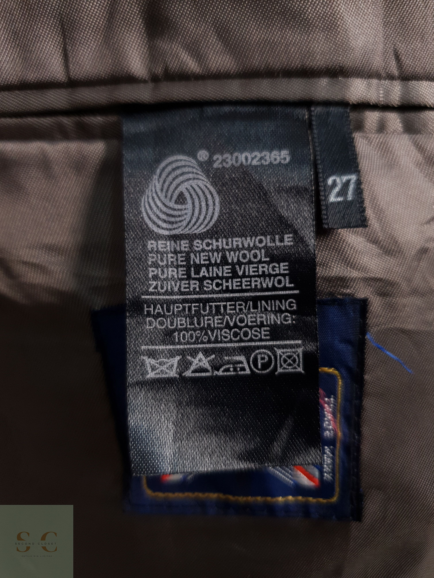 Veston Commander 100% lana virgen Talla XL 5