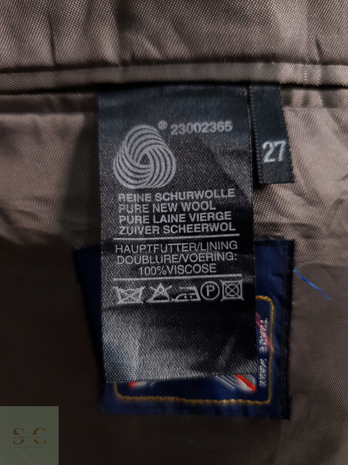 Veston Commander 100% lana virgen Talla XL 5