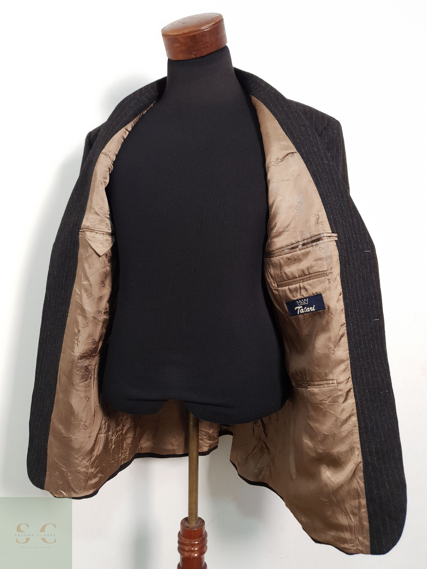 Veston Tatari 100% lana virgen doble Talla LXL 5