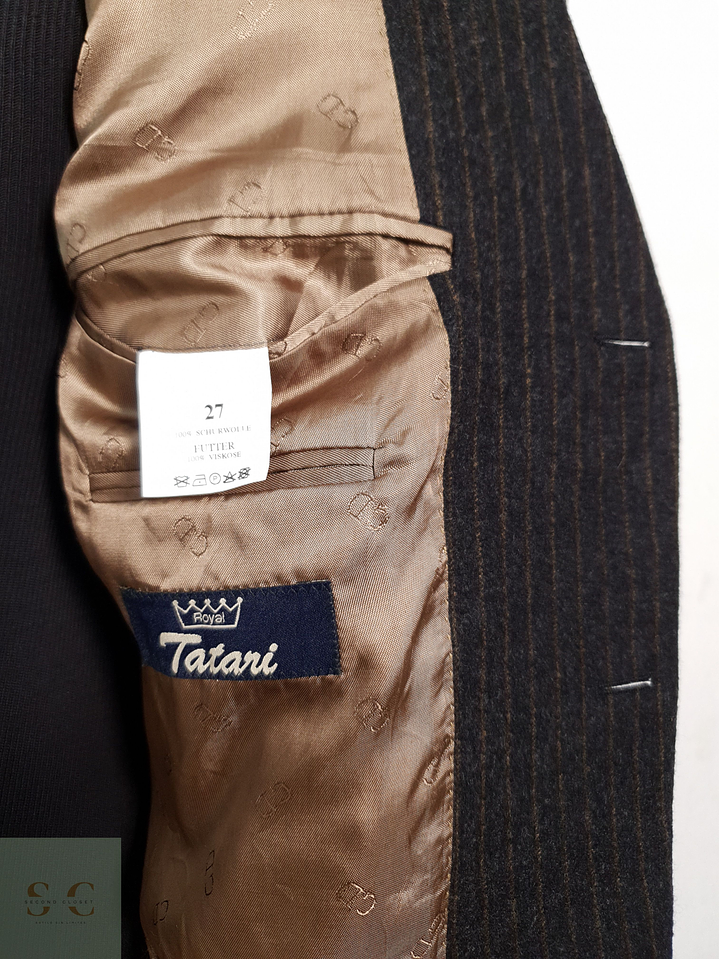 Veston Tatari 100% lana virgen doble Talla LXL 8