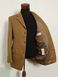 Veston Pierre Laffitte 100% lana virgen espiguilla camel Talla SM - Miniatura 1