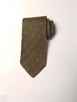 Corbata de Seda Verde Oliva – Second Closet
