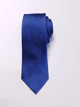 Corbata Seda Azul Eléctrico Textura – Second Closet