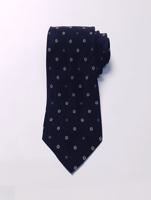 Corbata Seda Negra Micro-Estampado – Second Closet