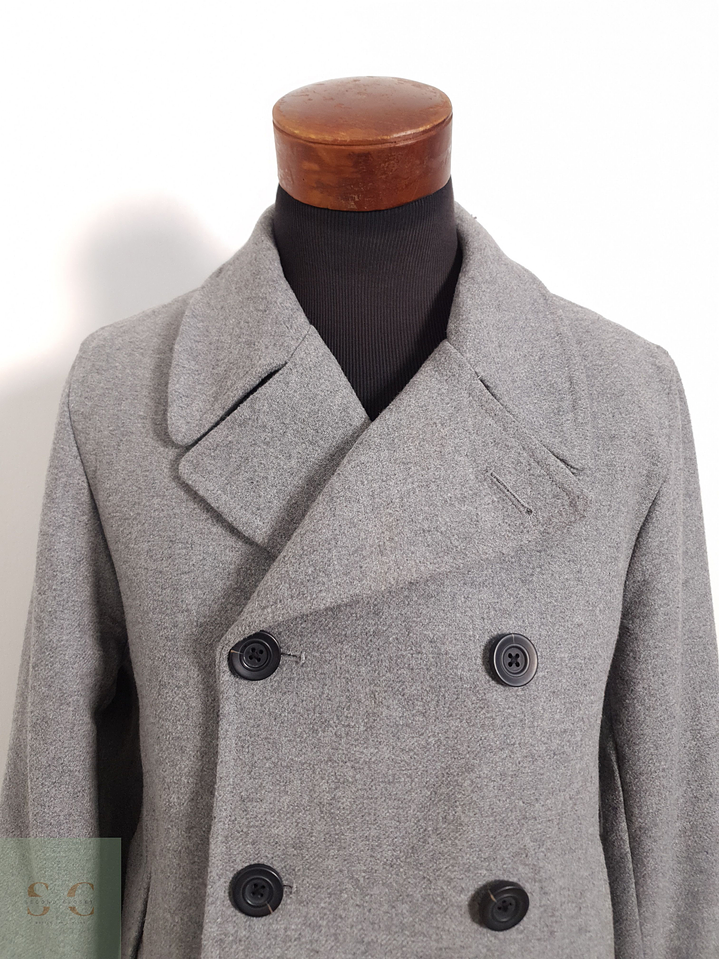 Abrigo GU Marinero gris 70% lana Talla SM 2