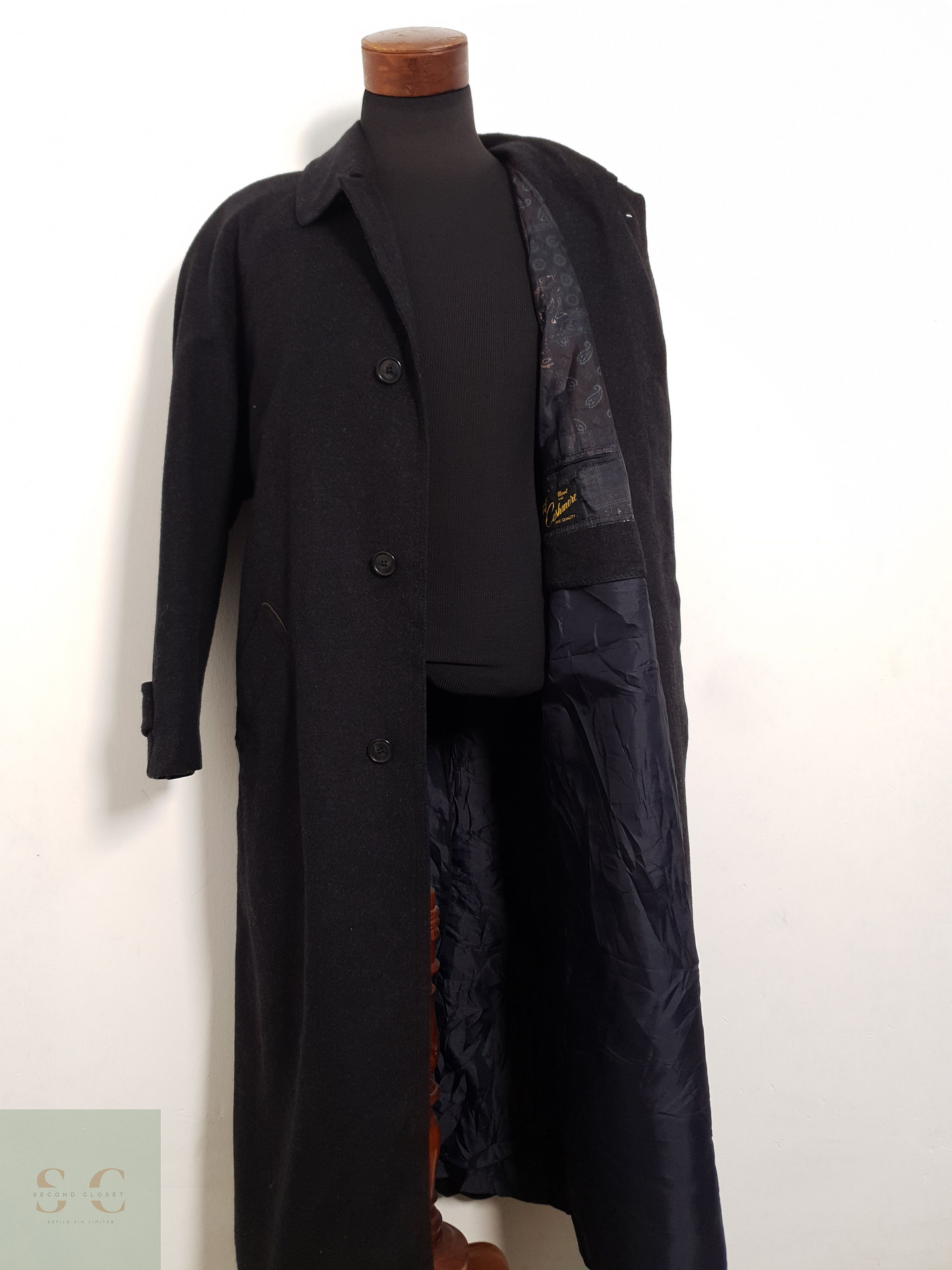 Abrigo Abrigo largo grafito Lana virgen + cashmere 1