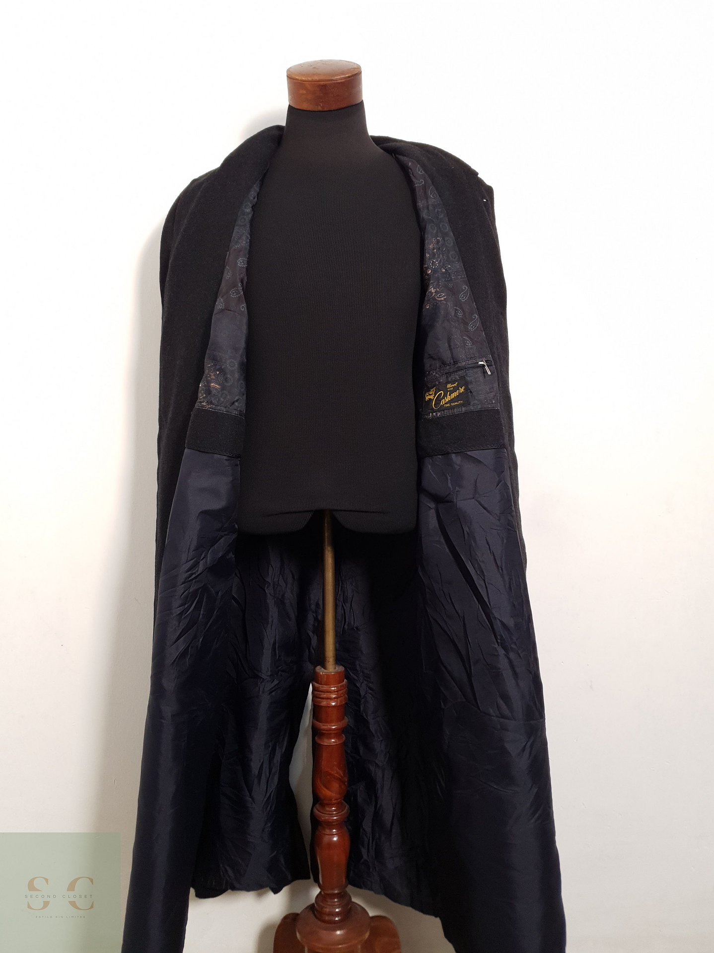 Abrigo Abrigo largo grafito Lana virgen + cashmere 4