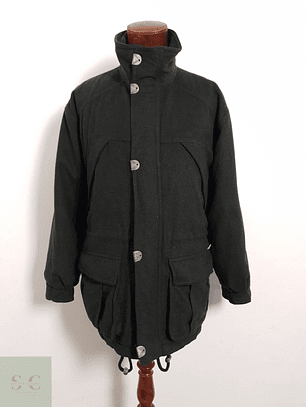 Abrigo Rainproof Sympatex Chaquetón impermeable verde Técnico impermeable Talla XXL