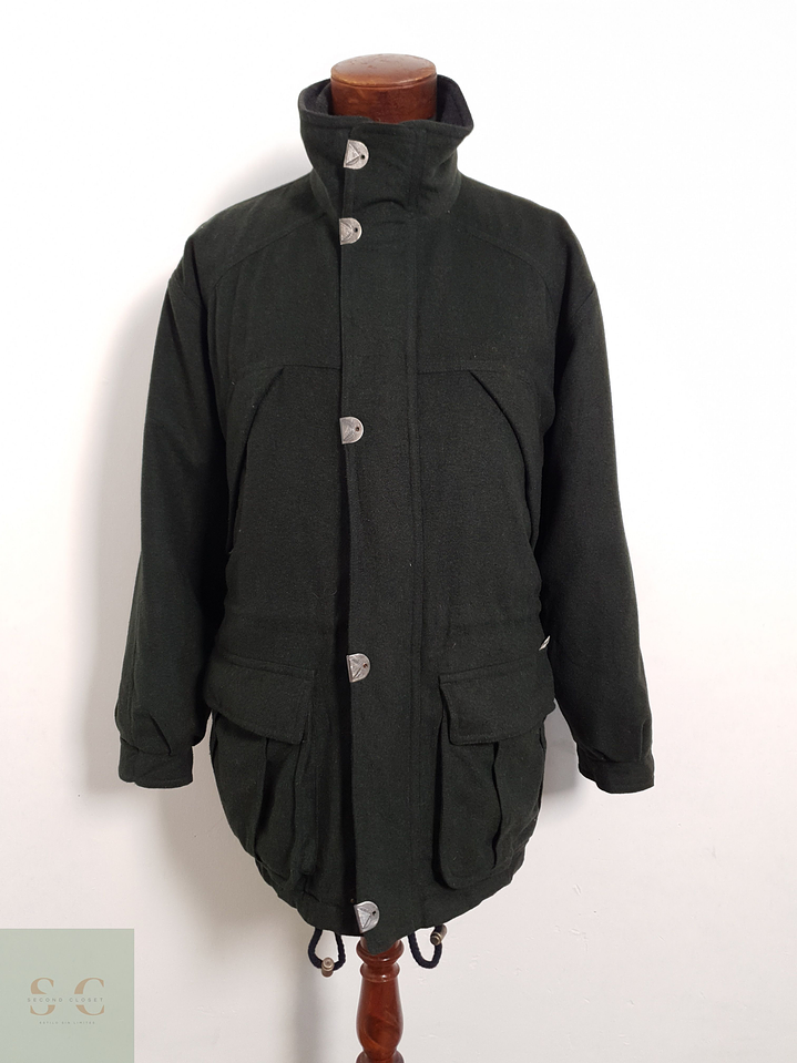 Abrigo Rainproof Sympatex Chaquetón impermeable verde Técnico impermeable Talla XXL 1