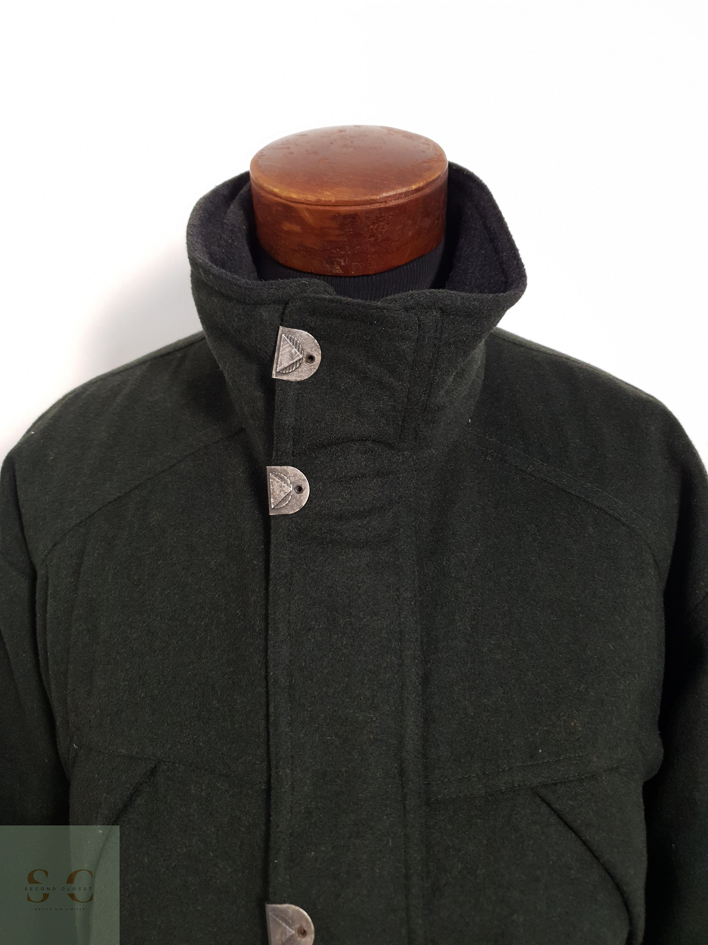 Abrigo Rainproof Sympatex Chaquetón impermeable verde Técnico impermeable Talla XXL 3