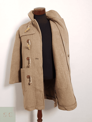 Abrigo Montgomery Abrigo camel clásico 100% lana virgen Talla ML