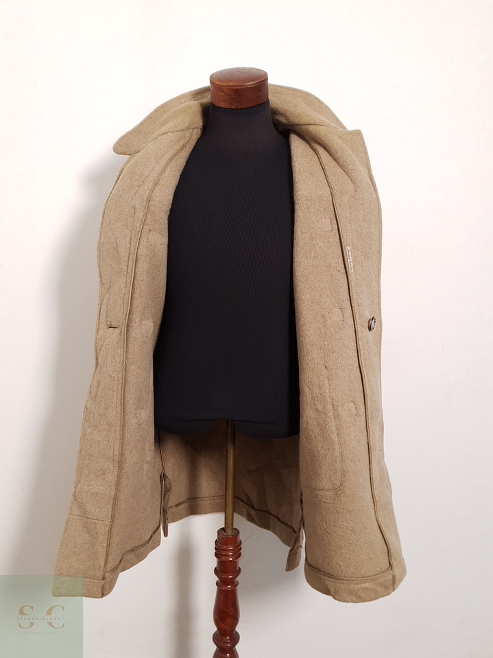 Abrigo Montgomery Abrigo camel clásico 100% lana virgen Talla ML 2