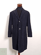 Abrigo René Lezard Abrigo tres cuartos azul lana Talla L - Miniatura 1