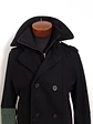 Abrigo H&M Marinero negro lana reciclada Lana reciclada Talla SM - Miniatura 4