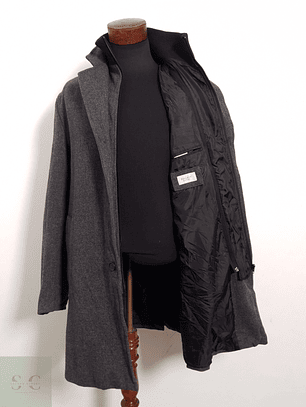 Abrigo Bexleys Abrigo espiga plomo clásico lana Talla XL