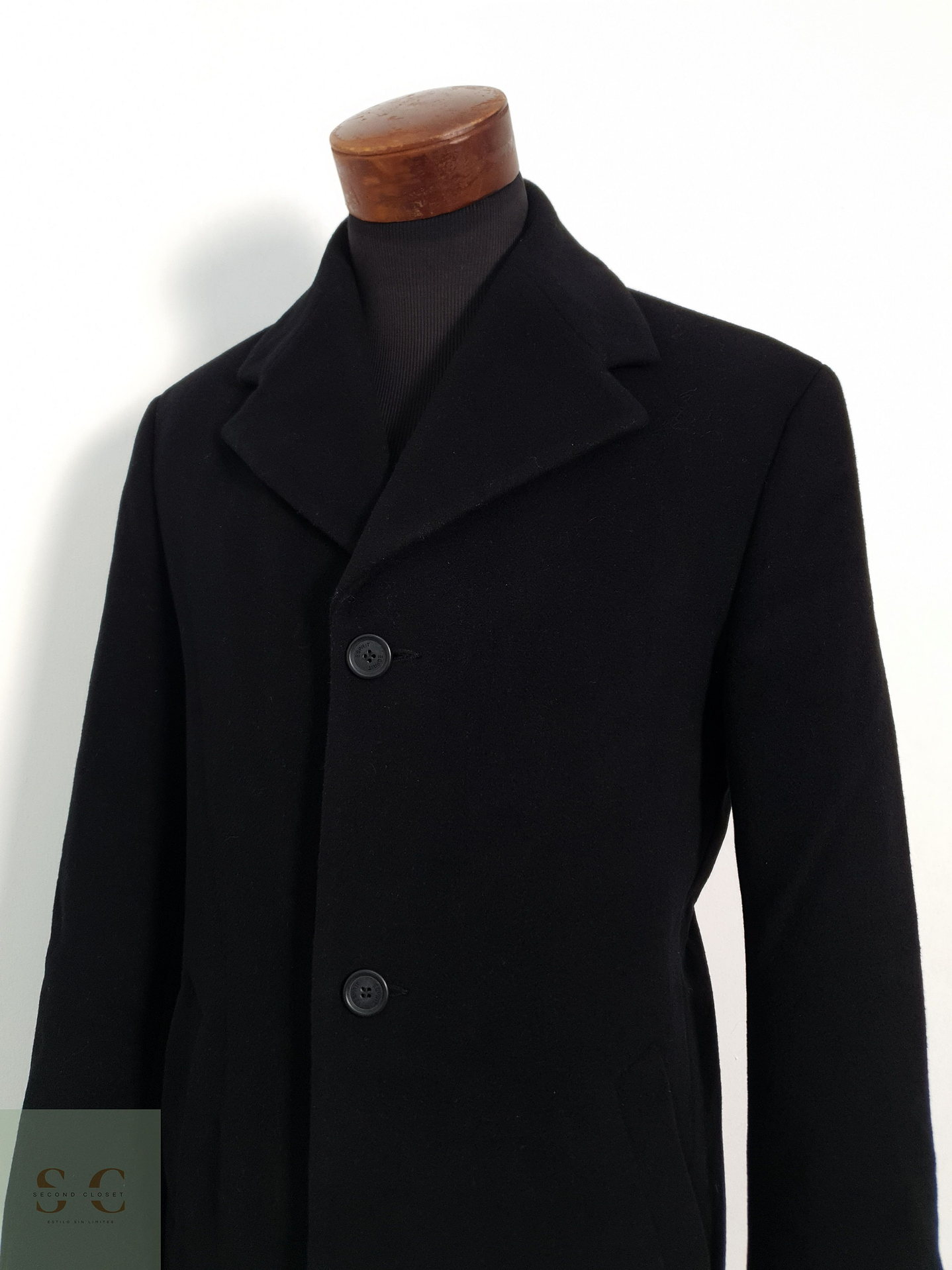 Abrigo clásico ESPRIT lana TALLA M 2