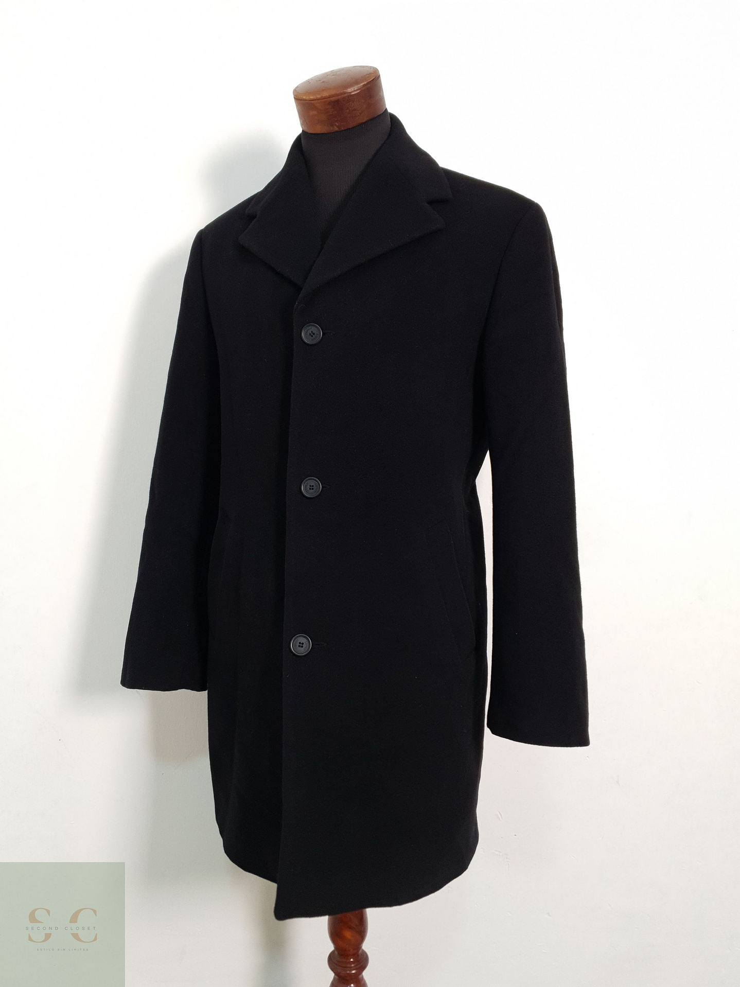 Abrigo clásico ESPRIT lana TALLA M 3